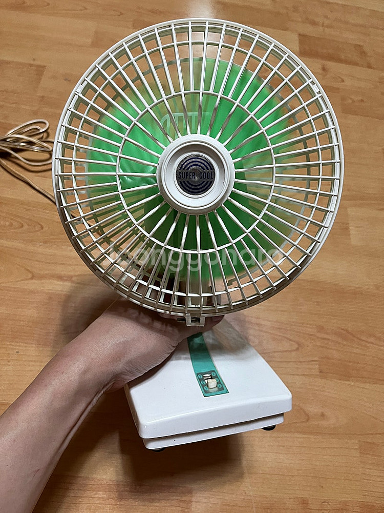 일본 빈티지 선풍기 레트로 미니 옛날--6