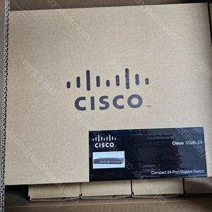 (미개봉)시스코 CISCO SG95-24 스위치허브 팝니다.(10만원)