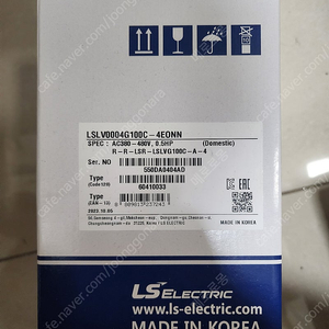 Ls산전 인버터 새상품팔아요 14만 Lslv0004g100c-4eonn