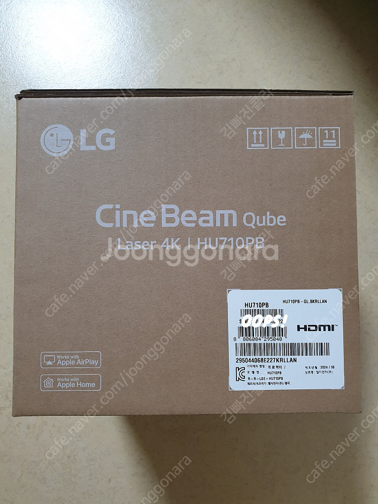 LG 시네빔 큐브(Qube) HU710PB 프로젝터 판...--1