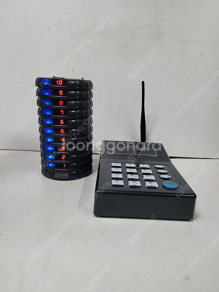 카페진동벨 팝니다 10구 원형--4