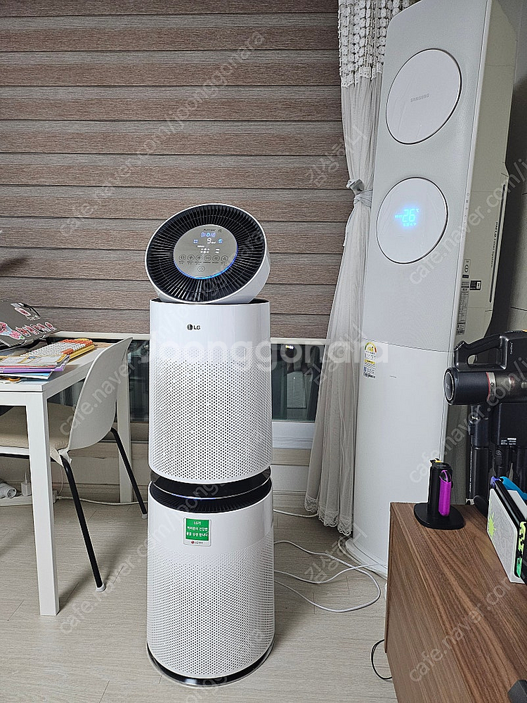 LG 퓨리케어 2단 공기청정기 30평형(상태 최상)--0