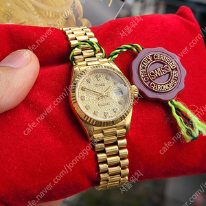 [정품] 롤렉스 여성용 데이저스트 10P 다이아몬드 18K 옐로우골드 올금통 (Rolex Datejust 10P Diamonds 18K Solid Gold Women's)