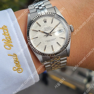 [정품] 롤렉스 데이저스트 36 린넨 보카시다이얼 올제치 소장용 (Rolex Datejust Linen Dial Vintage)