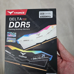 TeamGroup T-Force DDR5-6000 CL38 DELTA RGB 화이트 32GB 단순개봉