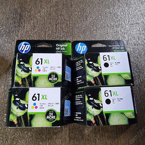 HP 프린터 잉크 미개봉 61XL 대용량 팝니다.