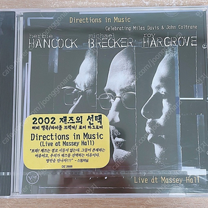 허비 행콕 (Herbie Hancock),마이클 브레커 (Michael Brecker),로이 하그로브 (Roy Hargrove)- Directions In Music 미개봉