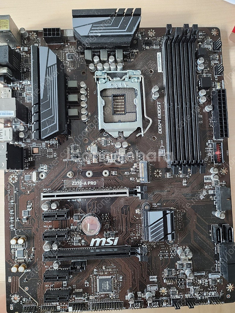 불량) msi z370-a pro 메인보드 판매 (불량...--0