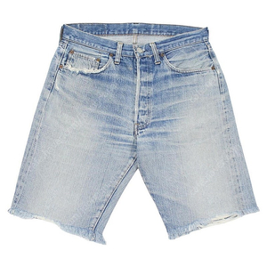 [31.5] 1976 USA Levis 501 Selvedge Denim Shorts (33X29) 리바이스 빈티지 셀비지 66전기 데님 쇼츠 70년대 미국생산 미제 70s 반바지