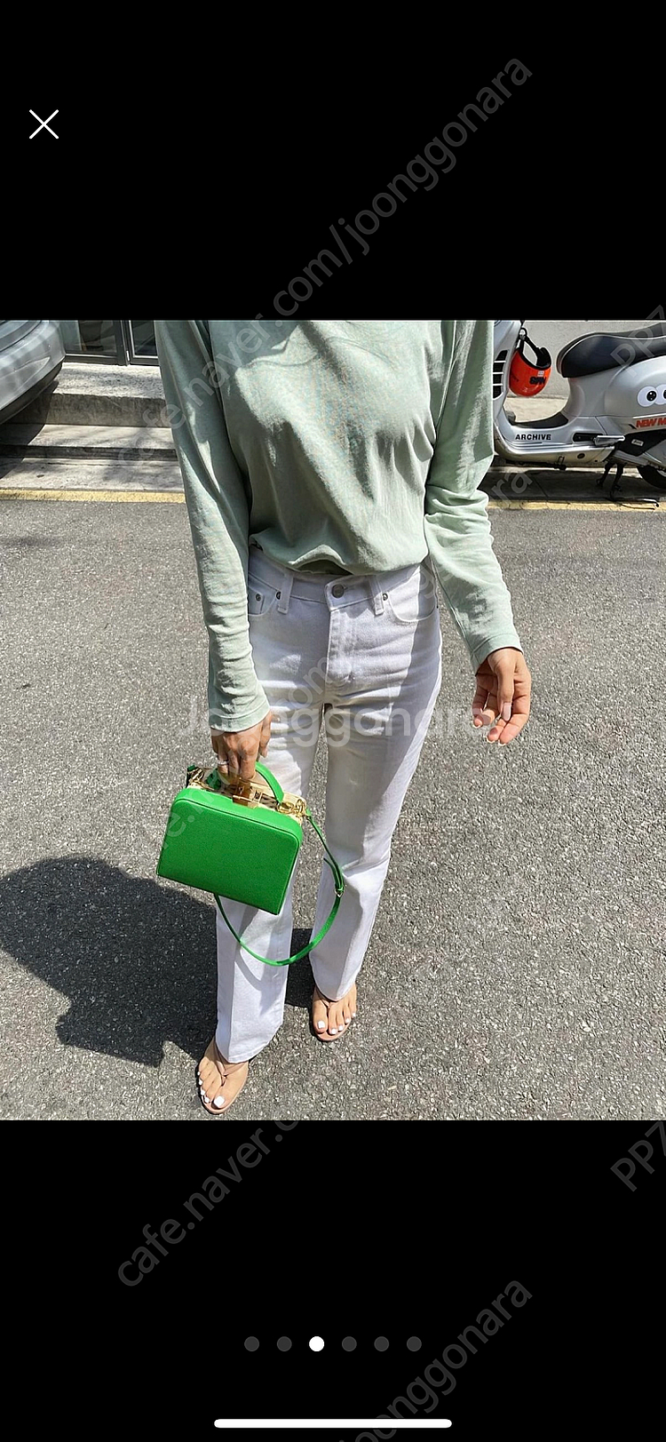 르깜봉 화이트 부츠컷진 M--2