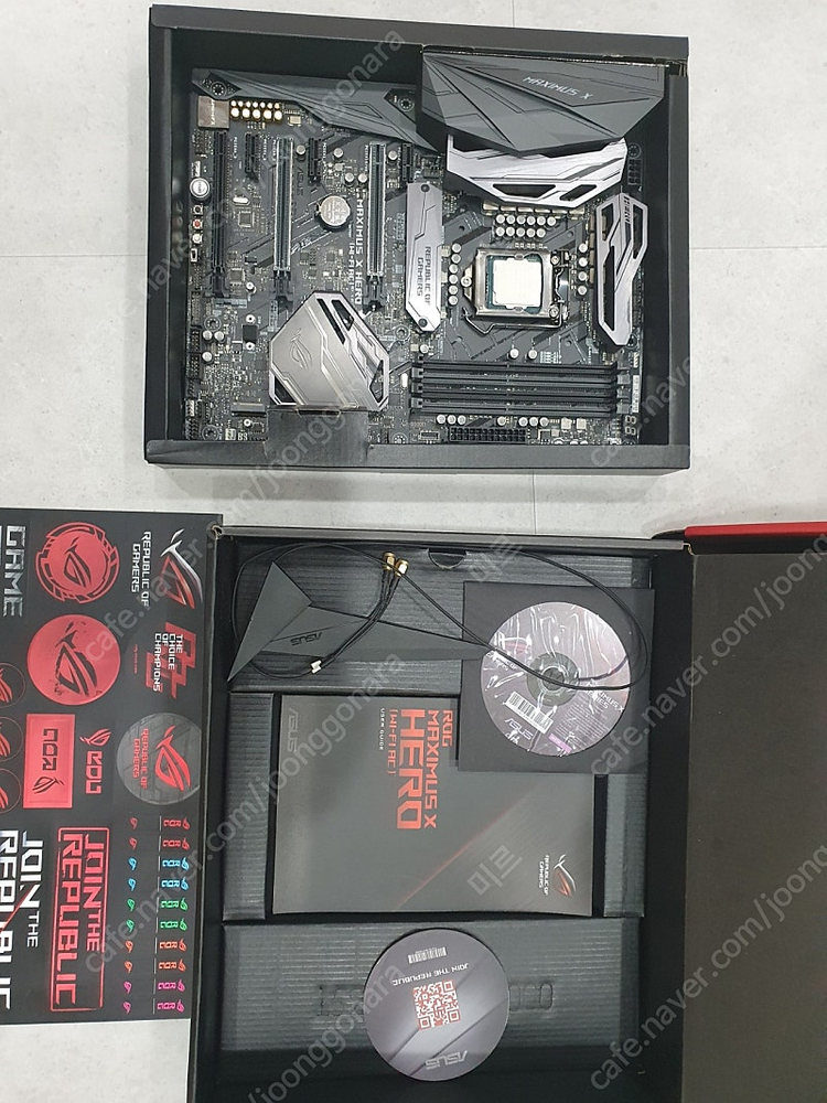 막시무스x히어로wifi+8700k 판매합니다.--2