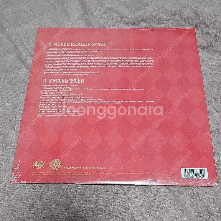 케이티 페리 Katy Perry RSD 한정 바이닐 엘...--1