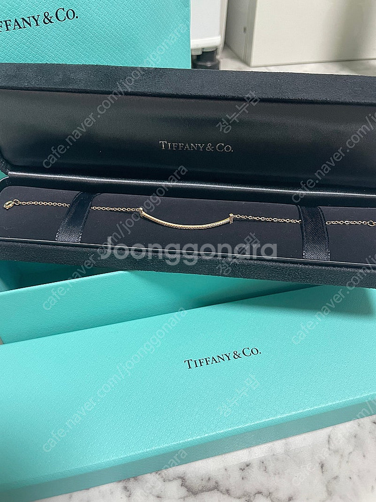 [정품][거의새것] 티파니앤코 스마일 팔찌 다이아 브레...--0