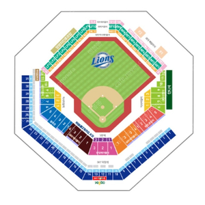8월 23일 금요일 삼성vs롯데 스카이상단 25구역 1자리 정가양도