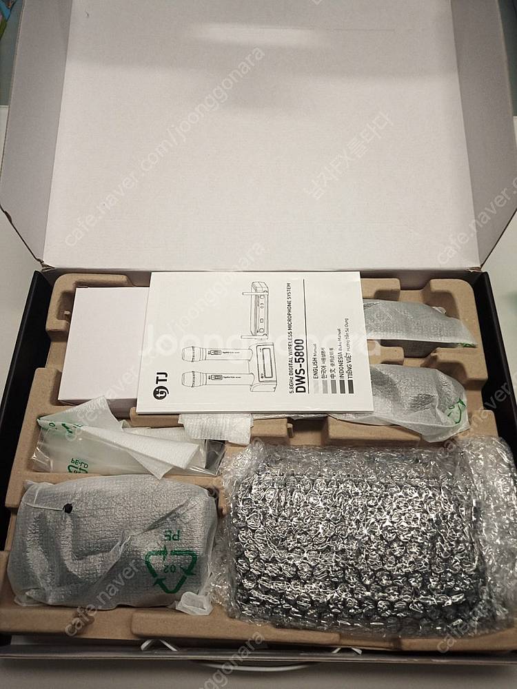 tj미디어 무선마이크 dws-5800--4