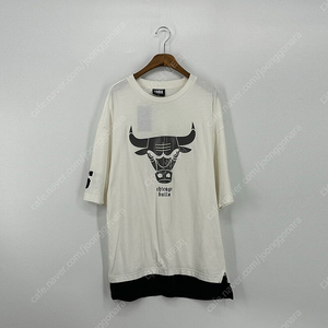 NBA 레이어드 프린팅 반팔 티셔츠 (M size / IVORY)