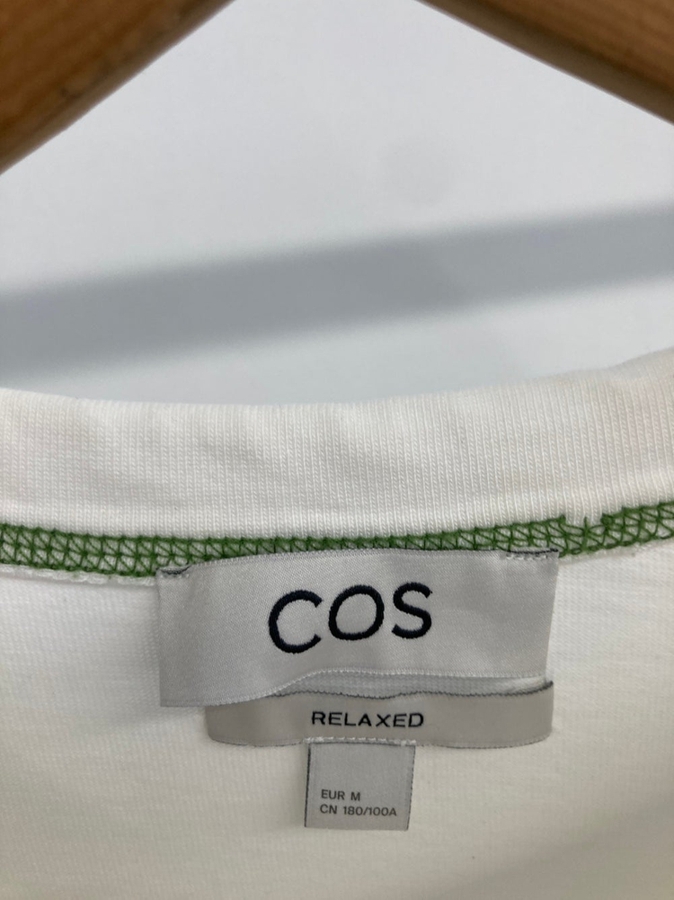 100 라코스테 라운드넥 반팔 티셔츠, 코스 cos 신형 오버핏 반팔 티셔츠 이미지