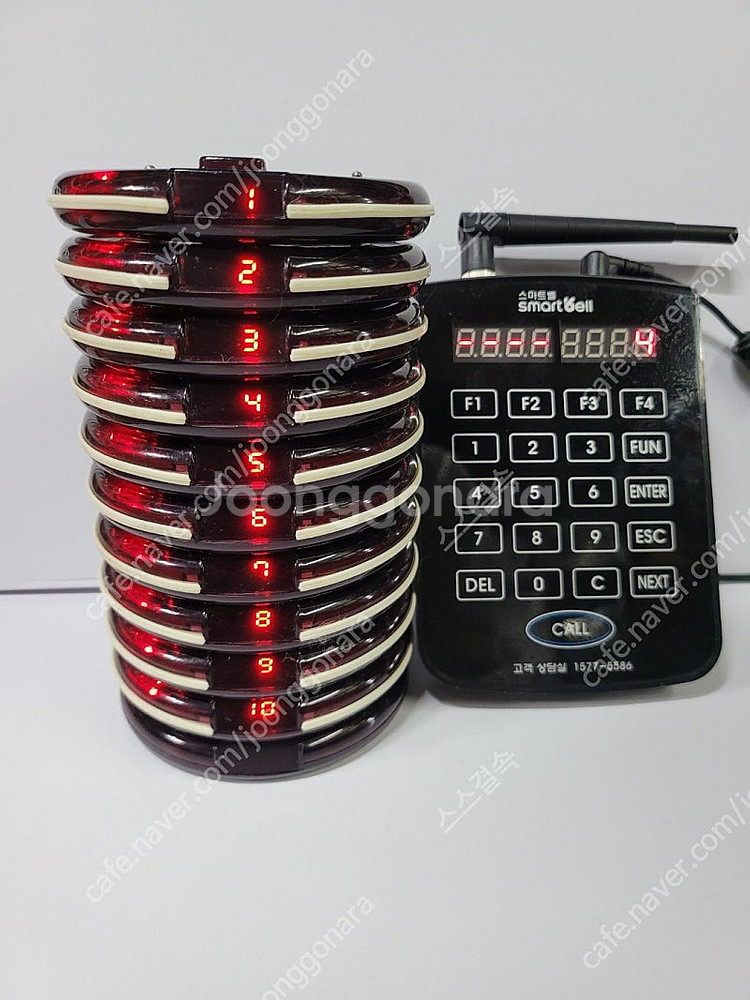 카페진동벨 팝니다 이지콜제품 ey-1000 10구--4