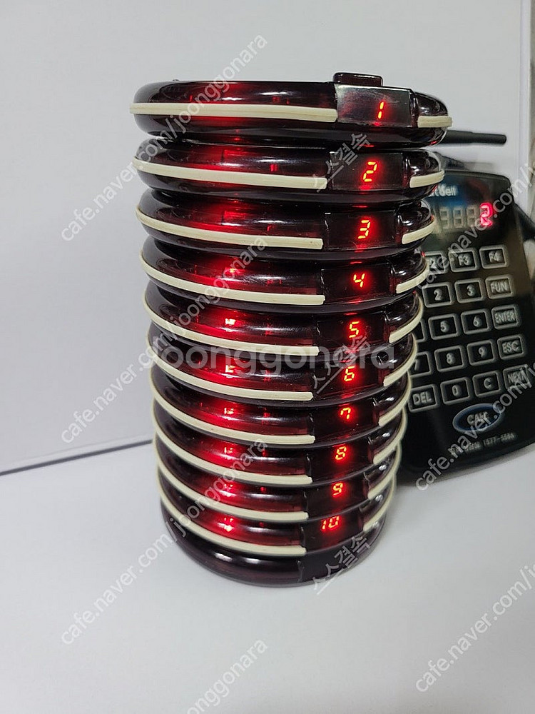 카페진동벨 팝니다 이지콜제품 ey-1000 10구--7