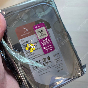 씨게이트 아이언울프 NAS HDD, ST8000VN004, 8TB (미개봉 새제품)