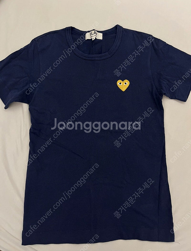 꼼데가르송 반팔 L 삼성물산탭 정품--0