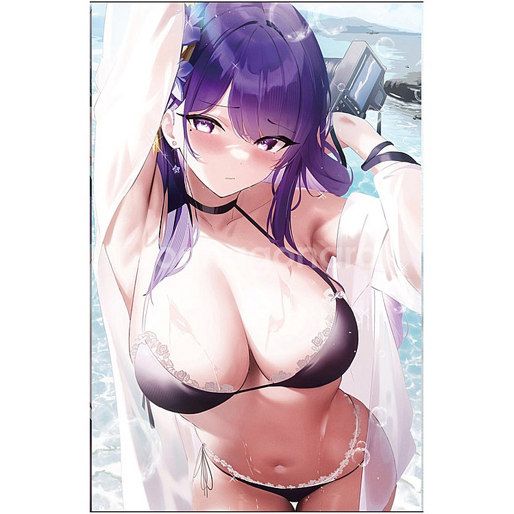 원신 더블스웨이드B2 태피스트리 003 라이덴 쇼군 수...--0