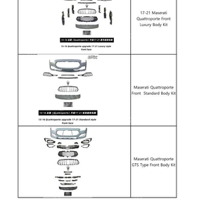 마세라티 콰트로포르테 신형 범퍼 & 토르페오 컨버젼 작업 가능 가격 480만원 도색 포함비용 한정 판매!!