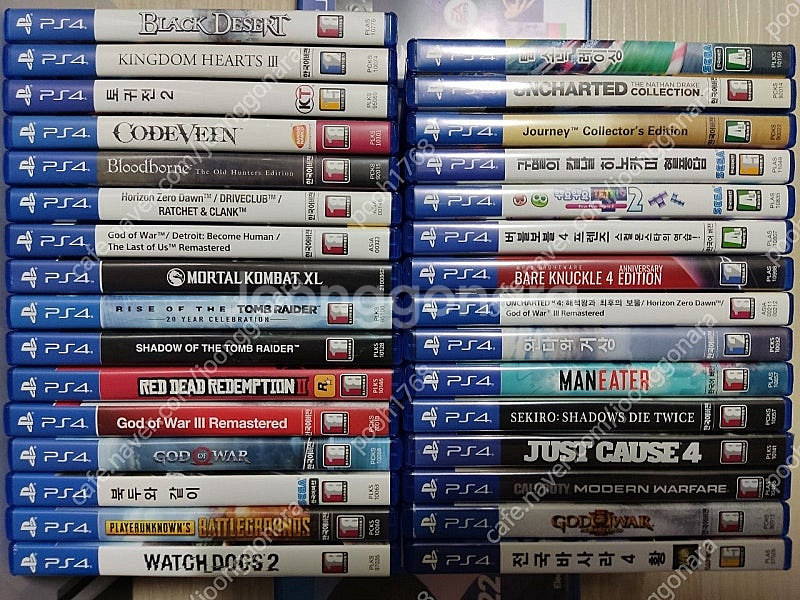 PS4 플스4 게임타이틀 CD 판매합니다--0