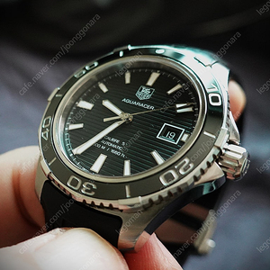 TAG HEUER 태그호이어 아쿠아레이서 500 세라믹베젤 / 러버밴드