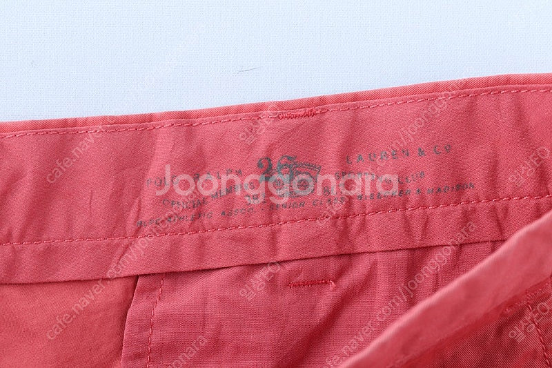 (2XL) 폴로 랄프로렌 반바지 팬츠 빅사이즈 핑크 면--4