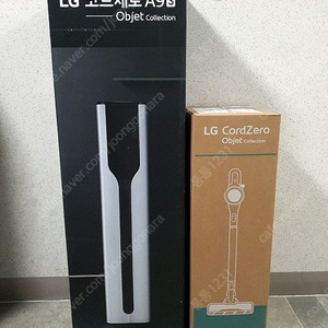 (미개봉) LG 코드제로 A9S 오브제컬렉션(AU9882WD) 올인원타워 무선청소기~*