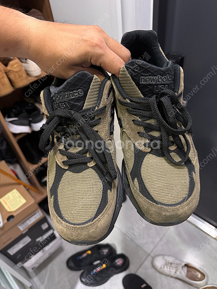 285 뉴발란스 자운드 990v3 브라운블랙--0