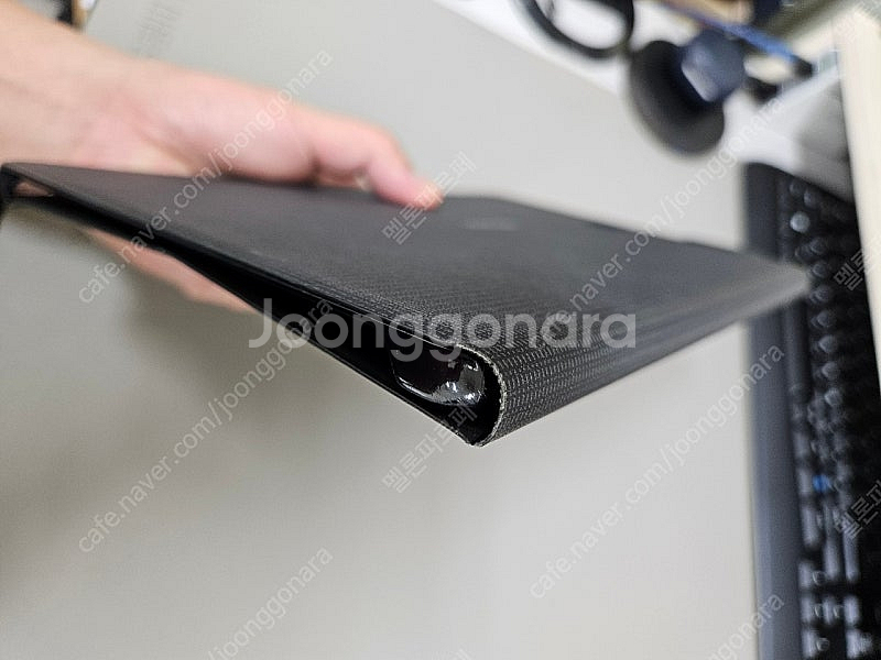 갤럭시탭s4 정품 키보드커버 북커버--6