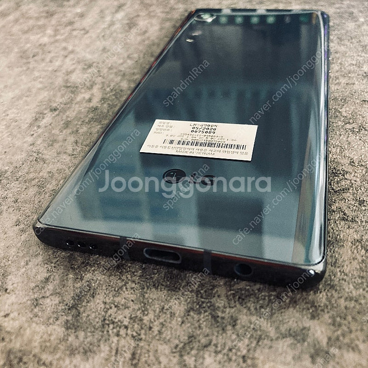 LG G9 벨벳 블랙 128기가 외관매우깨끗! 8만5천...--7