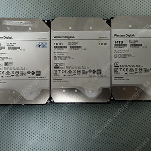 wd hc530 14tb /16tb hc550 2개