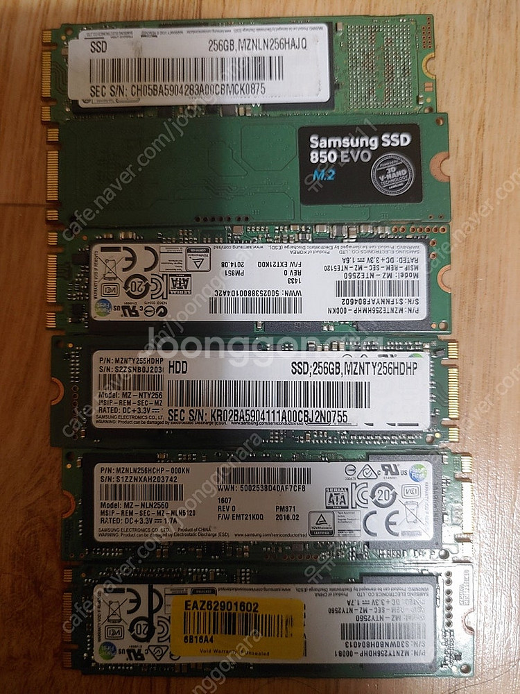 M.2 sata SSD 250G외 팝니다.(제댓글참조)--0