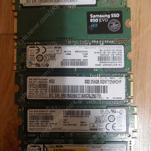 M.2 sata SSD 250G외 팝니다.(제댓글참조)