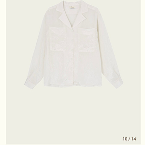 리본빗 ribbonbit maze pocket blouse-ivory 새상품