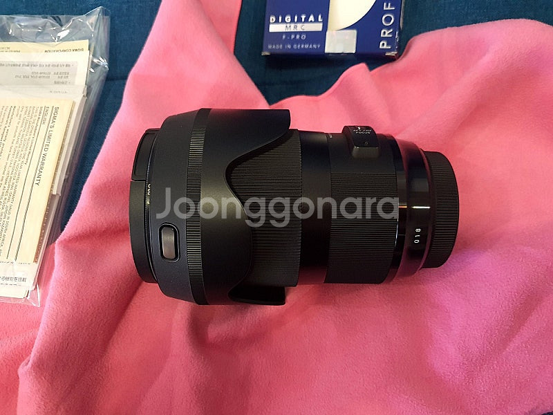 시그마 아트 40mm 캐논 마운트--2