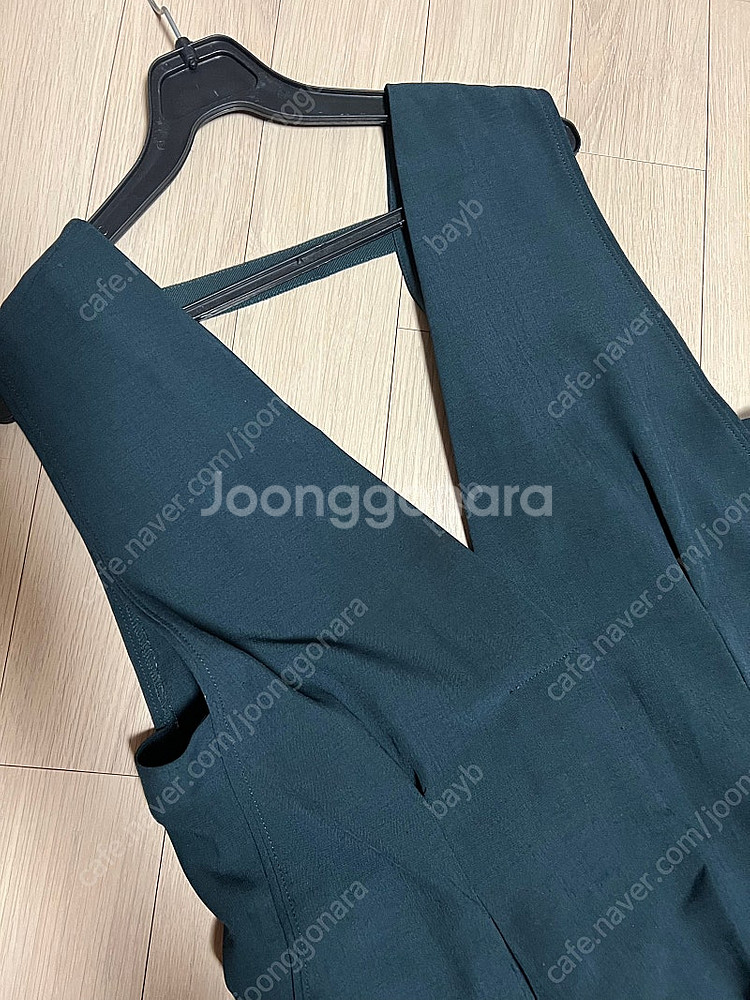 듀엘 멜빵 느낌 레이어드 원피스 나시 민소매 뷔스티에 ...--6