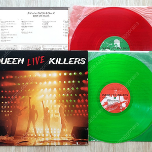 (LP 판매) 퀸 (Queen) Live Killers 1979년 일본 컬러반