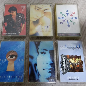 [카세트 테입] 신성우 1,2,3,4,5,6집 Cassette Tape 남성보컬 가요 락 발라드 워크맨