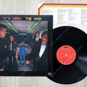 (LP 판매) 더 후 (The Who) It's Hard 1982년 일본반