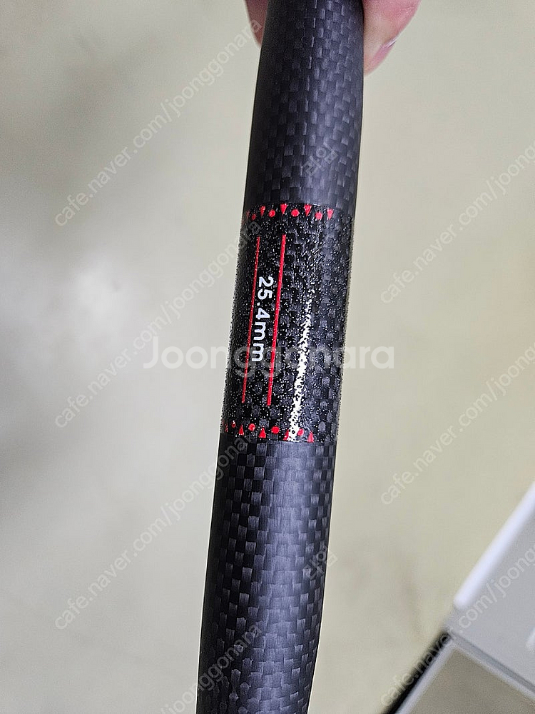 카본 핸들바 25.4mm--1