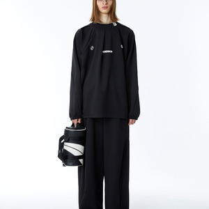 아더에러 siz sweatpants M Noir