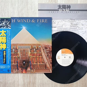 (LP 판매) 지풍화 (Earth Wind & Fire) All 'N All 1978년 일본반 오비 포함