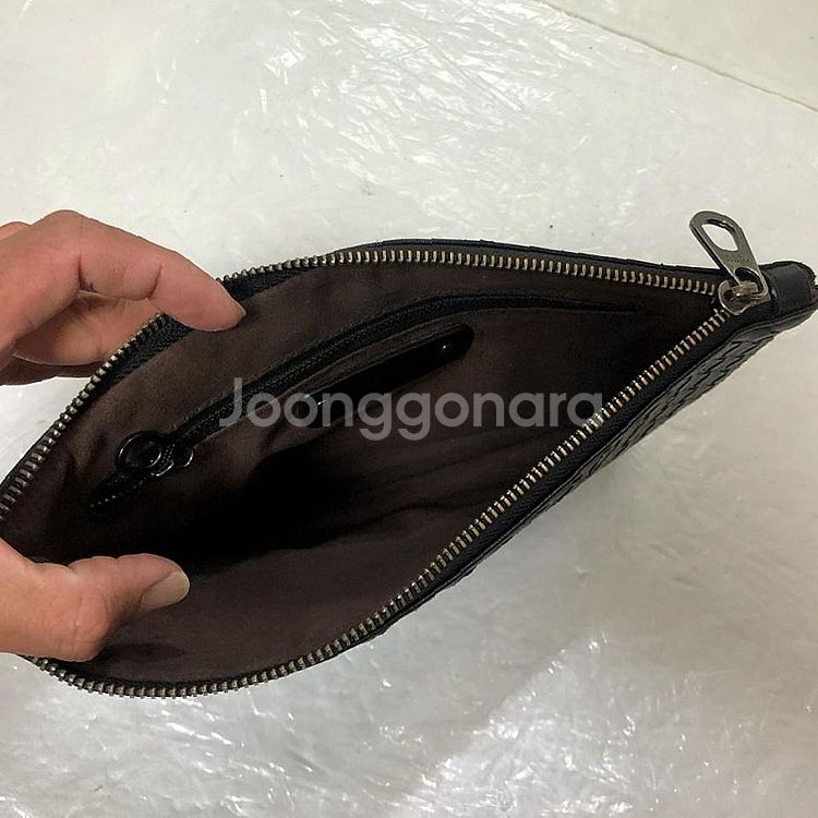 보테가베네타 가죽 클러치백--4