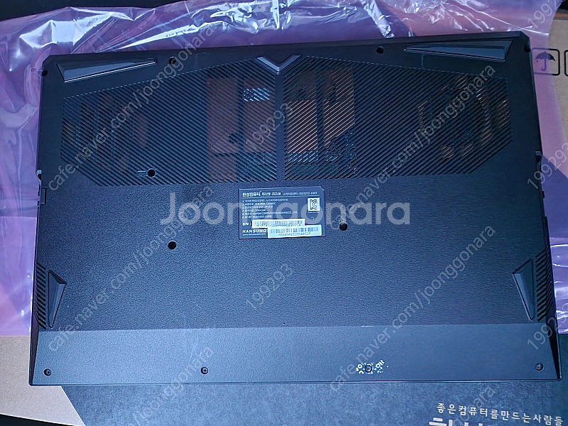 한성 게이밍노트북 gtx73 4060--2