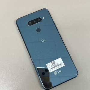 LG Q70 블루 64G 외관 미파손 깔끔한 단말기 무잔상 가성비 꿀폰 5만원 판매해요