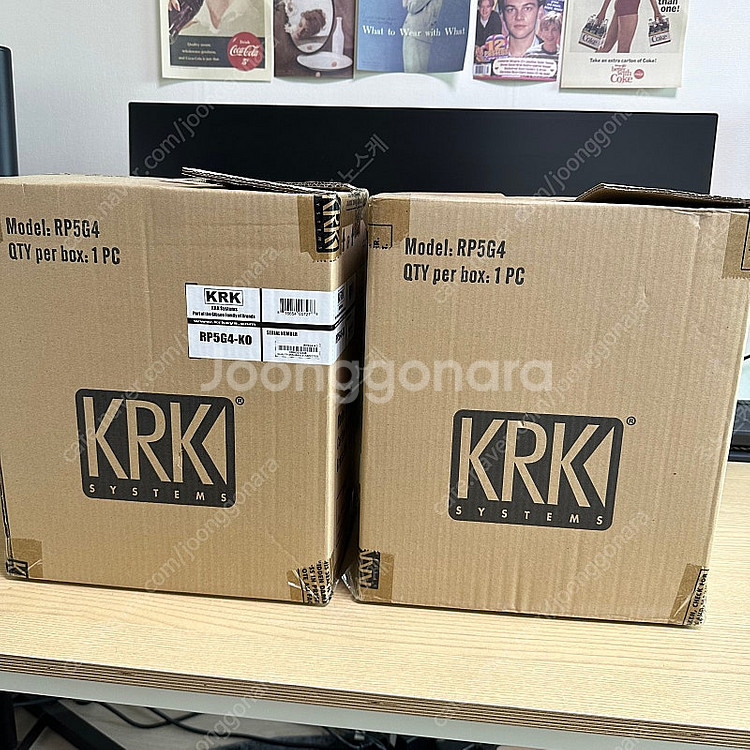 KRK RP5 G4 모니터링 스피커 1조 판매합니다--2